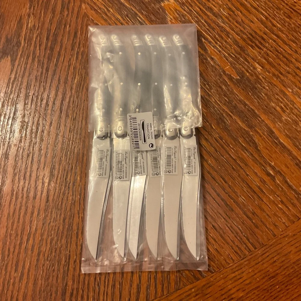 Lou Laguiole Cutlery Quality French Six Steak Knife Set Made Since 1829!
